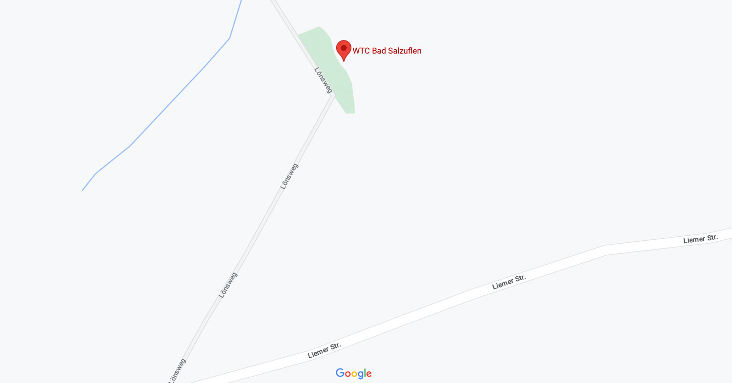 Kartenausschnitt zur Anfahrt zum Schießstand WTC Bad Salzuflen