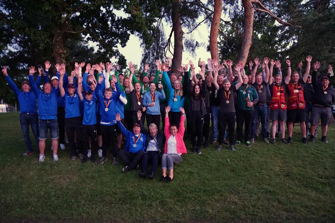 Gruppenfoto der Teilnehmer des WTC Bad Salzuflen und SSC Schale auf der DM 2021