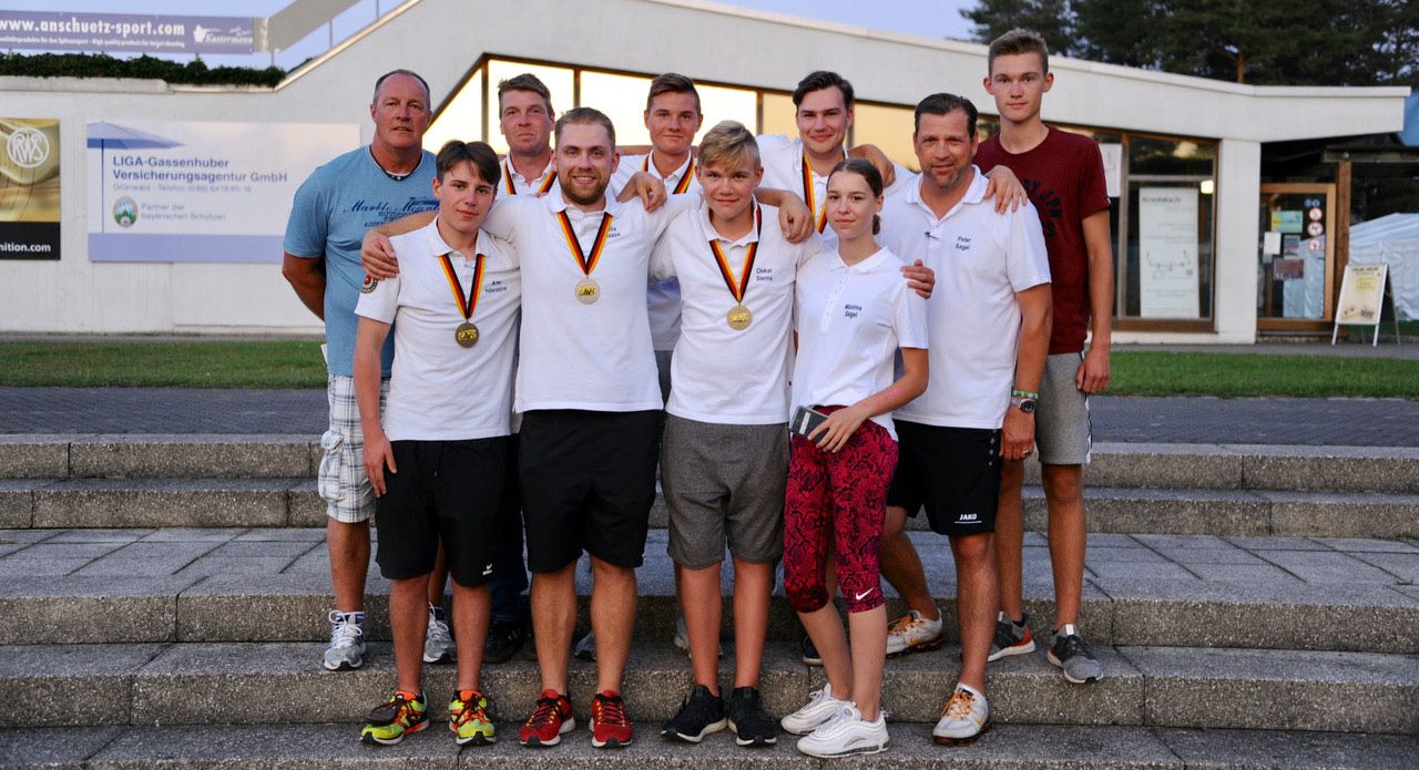 Gruppenfoto der WTC-Teilnehmer auf der DM 2019