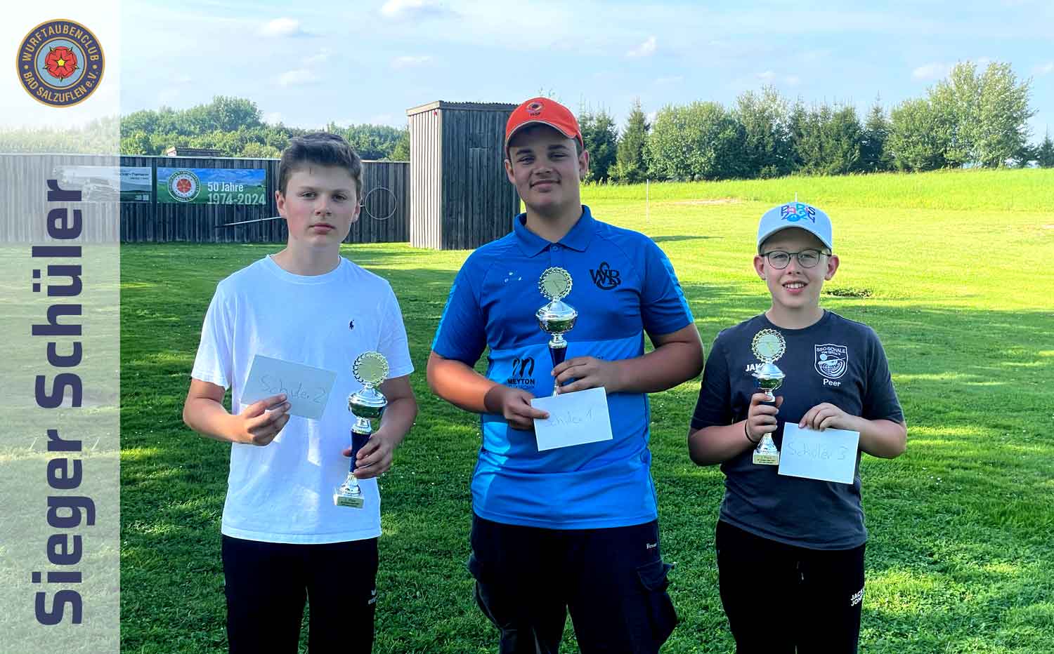 Siegerfoto Schülerklasse – 100 Scheiben-Skeet-Turnier 2024