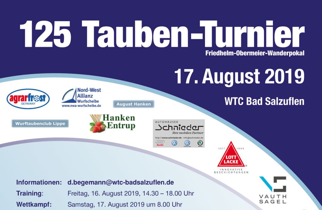 125-Tauben-Turnier 2019